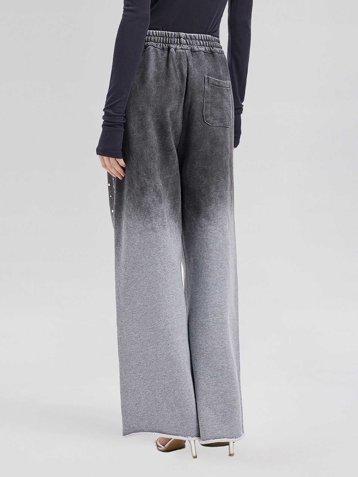 Final Sale | Gradient Starry Beaded Knit Pants