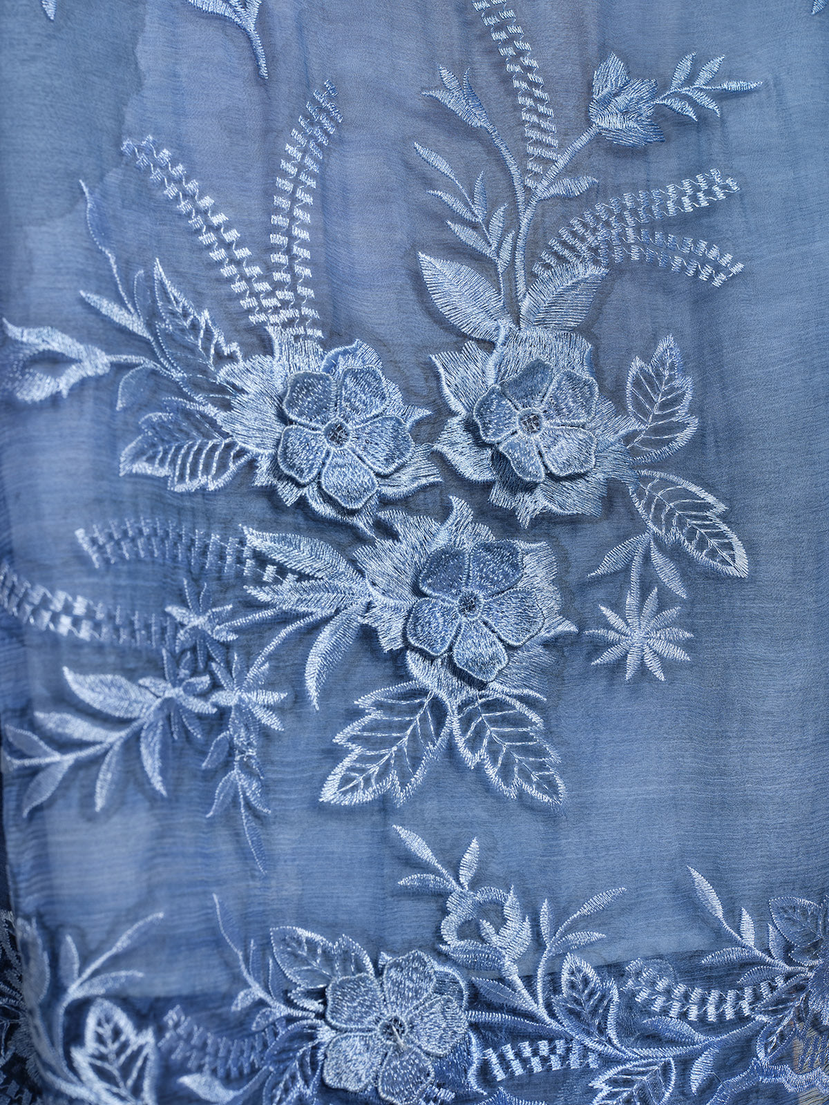 Mulberry Silk Embroidered Beaded Blouse