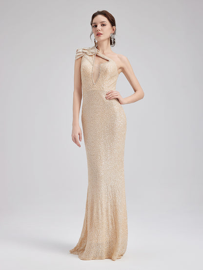 Lebanese Couture Floral Beaded Gown