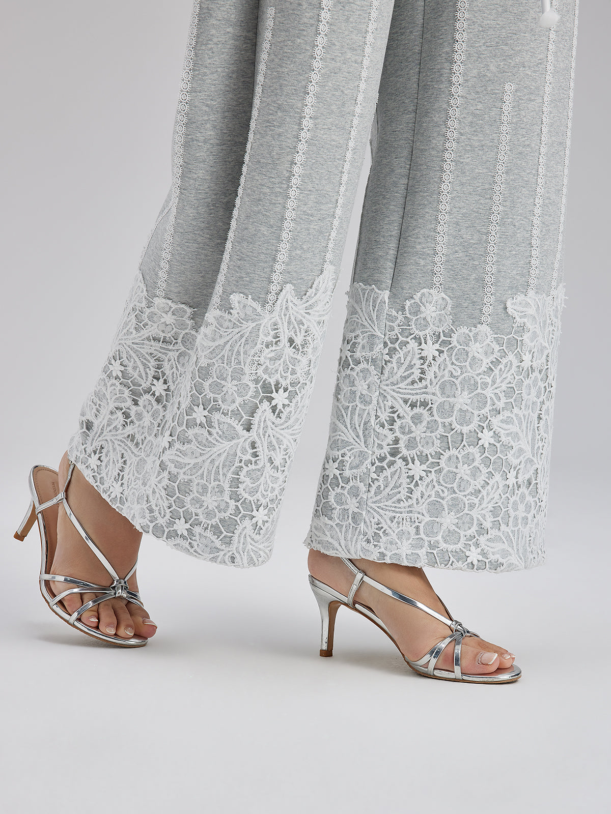 Final Sale | French Lace Drawstring Pants