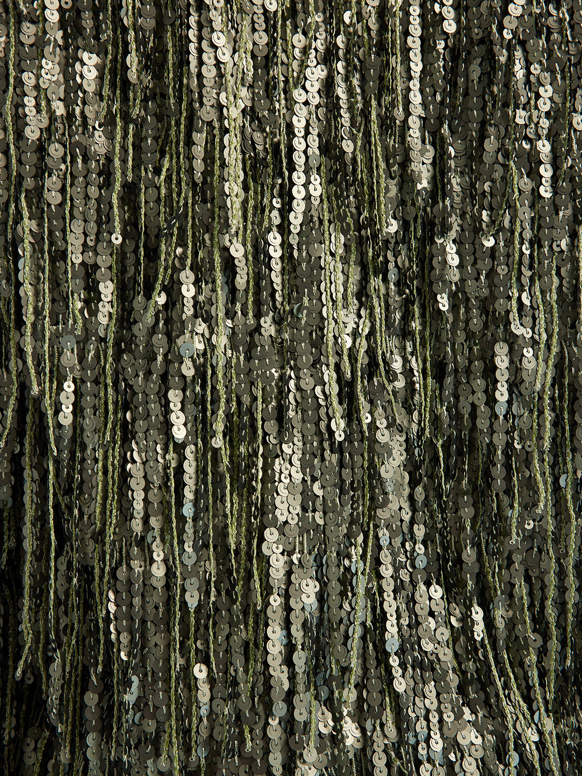 Handcrafted Sequin Fringe Crystal Trim Jacket