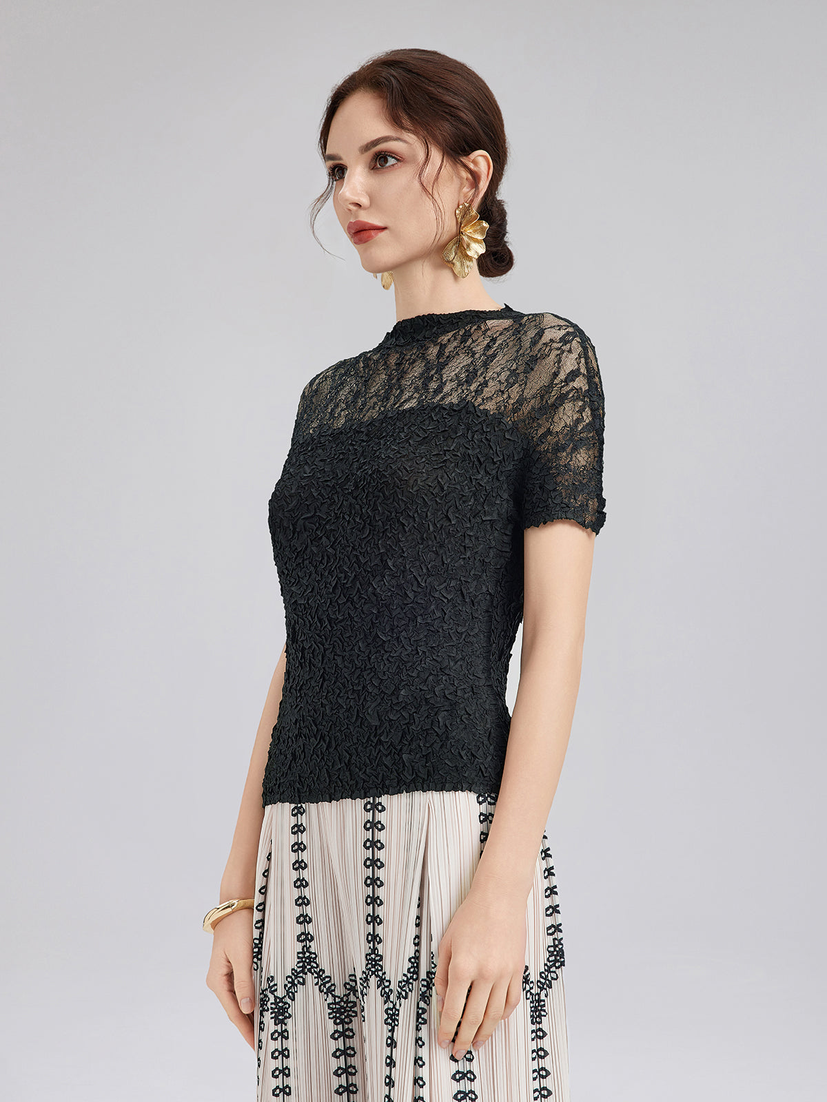 New Arrival Bohemian Pleated Set