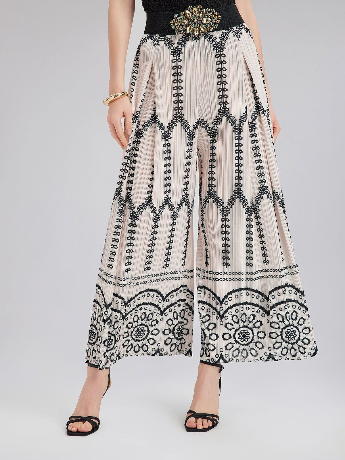 New Arrival Bohemian Pleated Set