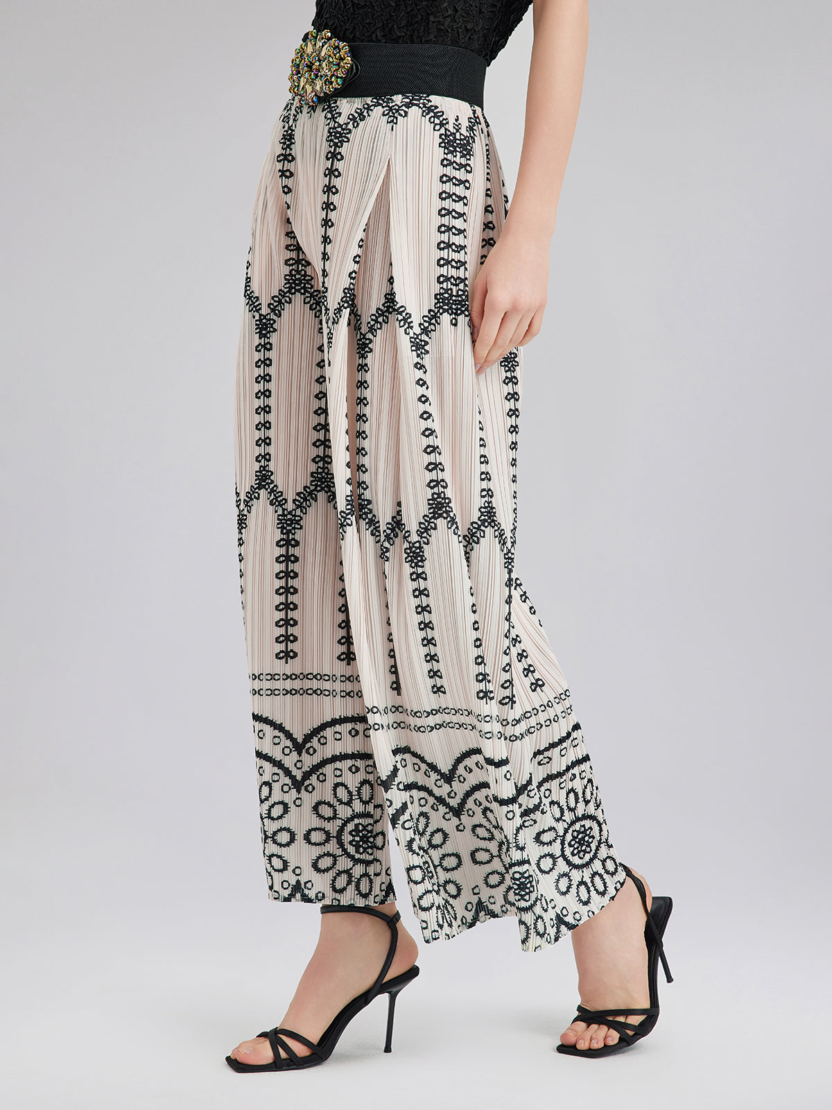 New Arrival Bohemian Pleated Set