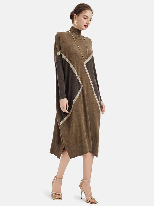 Relaxed Fit Cashmere Knit Dress