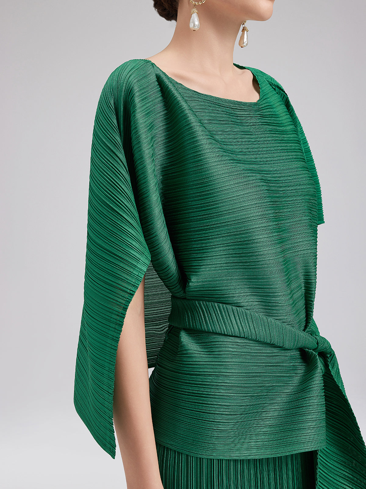 High-End Pleated Dress Set - Star Queen