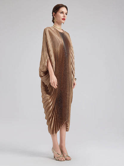 Neo Chinese Style Pleated Dress