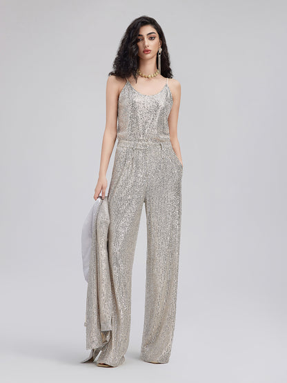 Luxe Sequin Suit & Cami Set