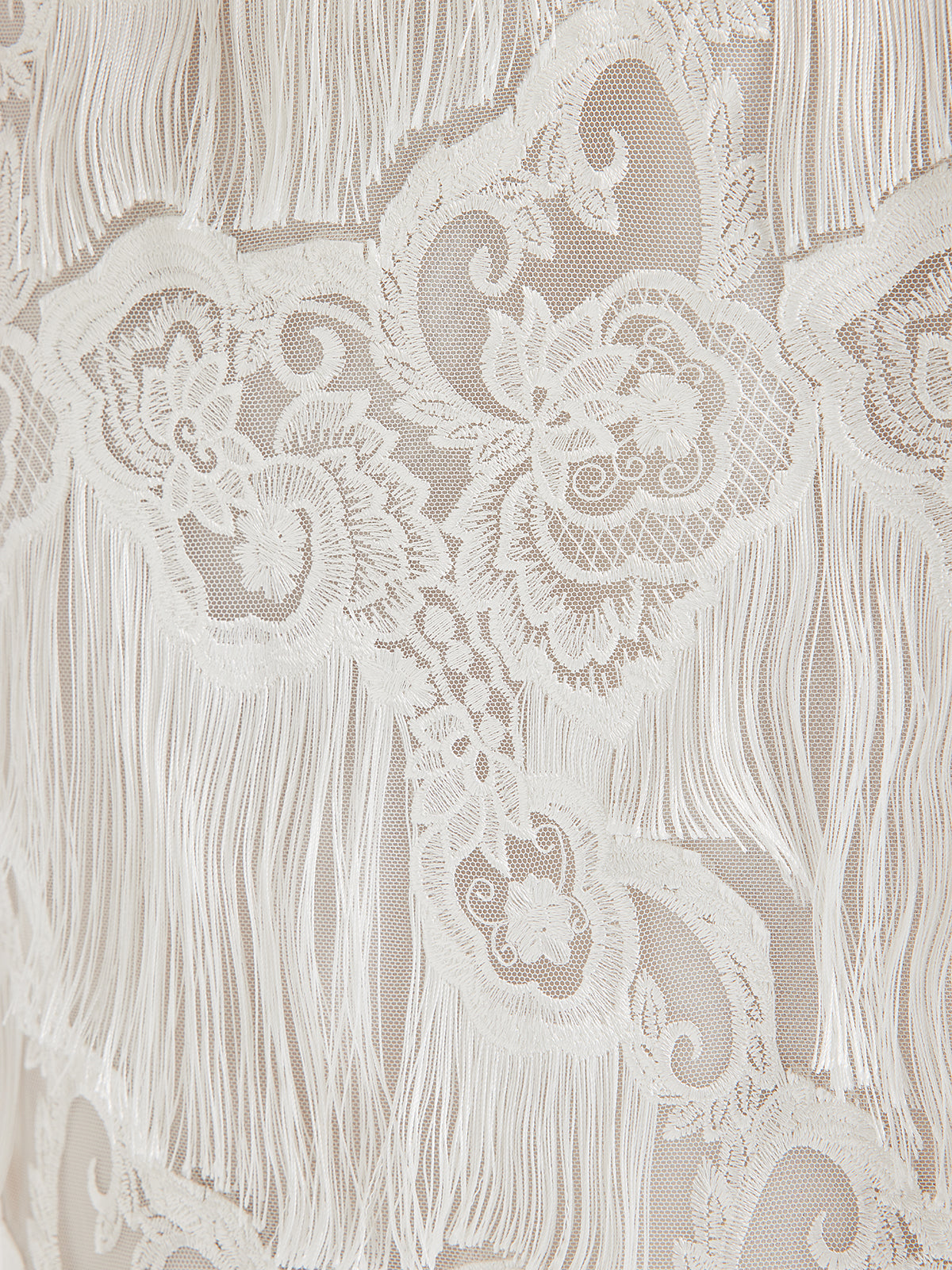 Lace Handcrafted Tassel Exclusive Baroque Skirt