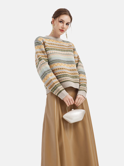 Pure Cashmere Fair Isle Sweater