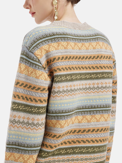 Pure Cashmere Fair Isle Sweater