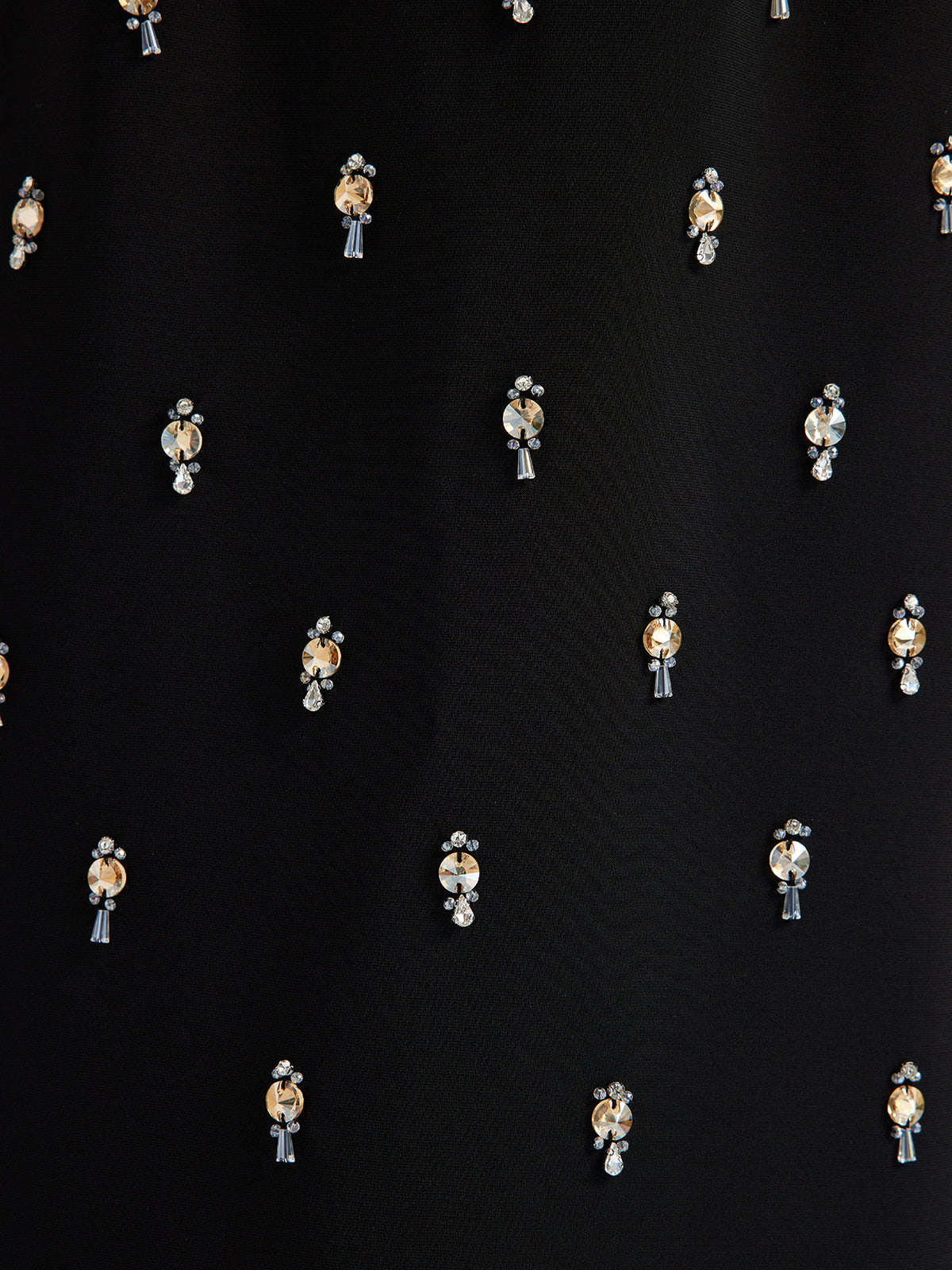 Hand-Beaded Crew-Neck Dress