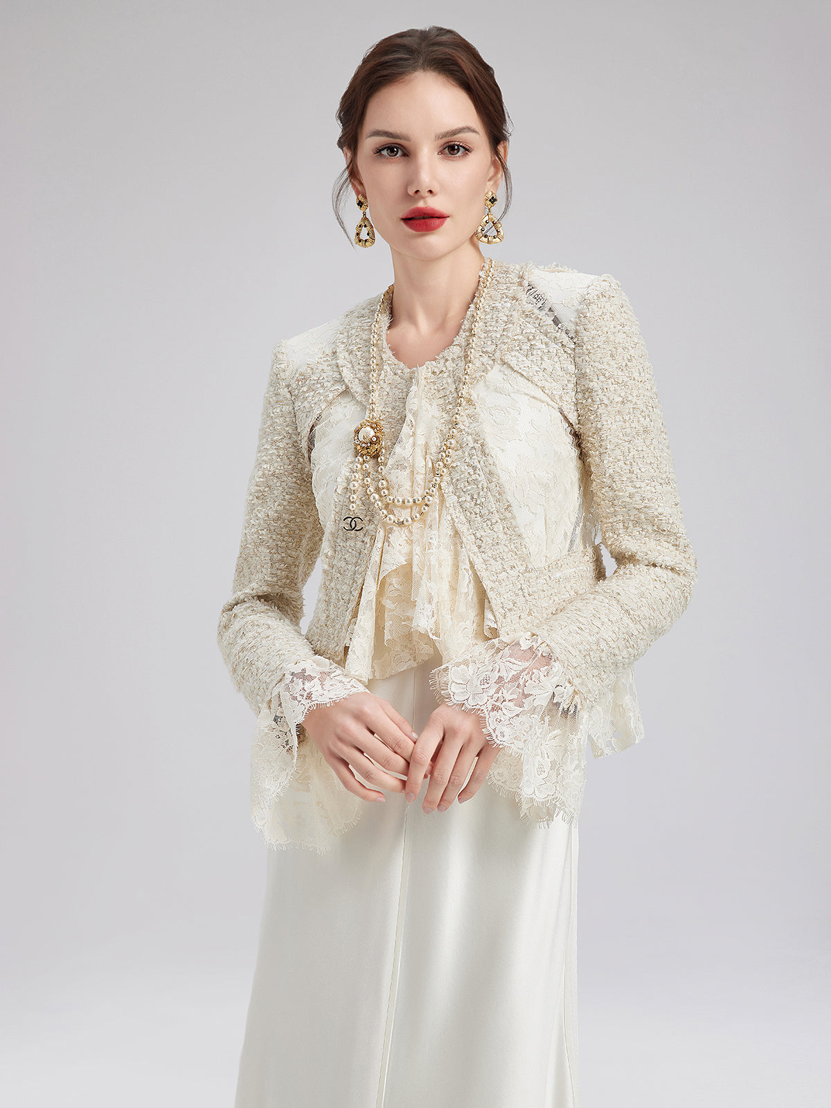 Modern apparel piece with smooth texture and refined cut