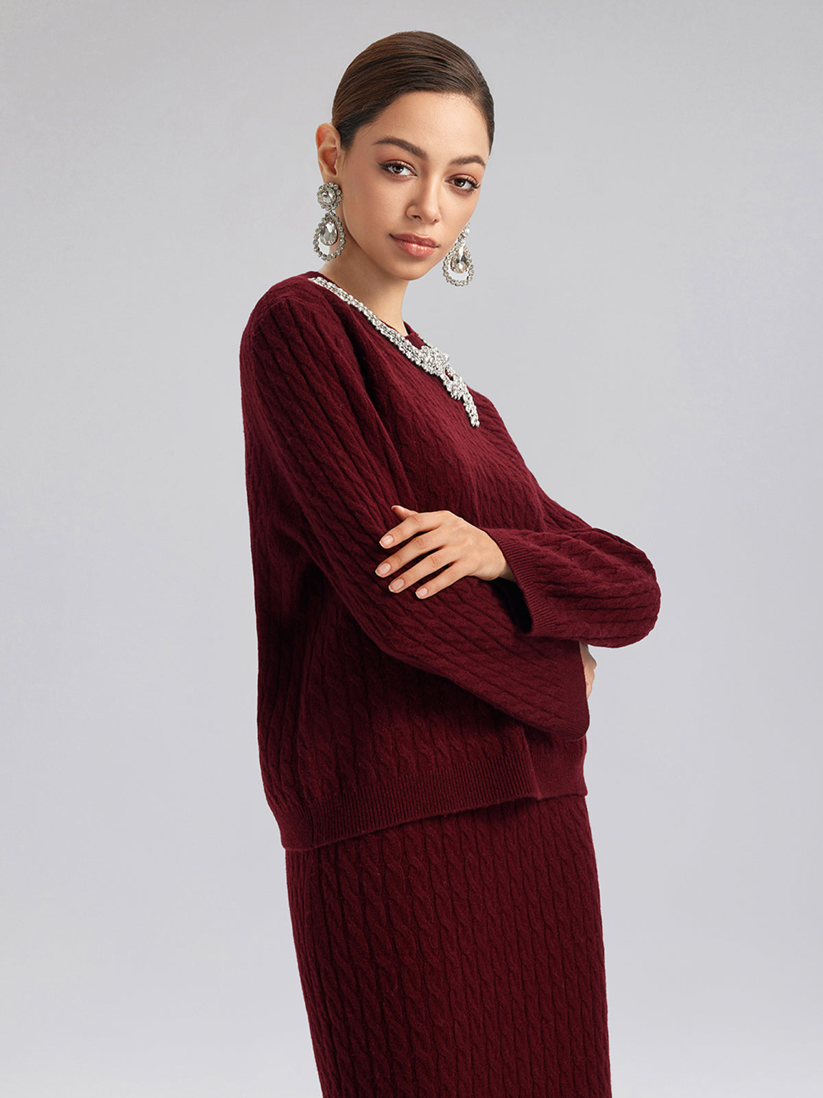 Modern apparel piece with clean silhouette and balanced shape