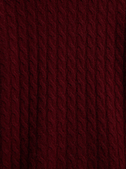 Knit Wool Handcrafted Crystal Bow Set (100% Wool)