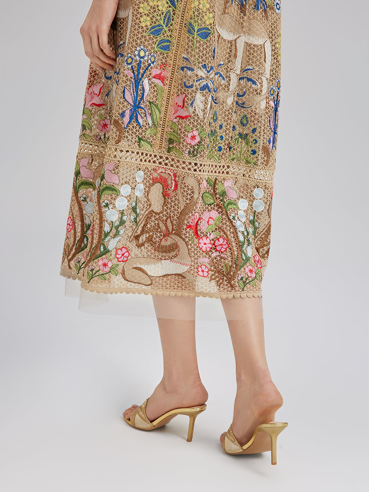 Modern garment with smooth fabric and balanced proportions
