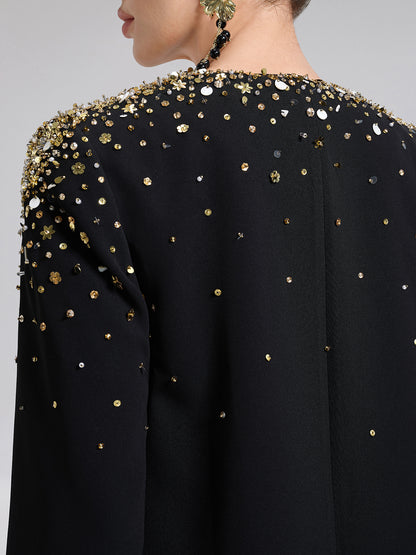 Gold Gradient Hand-Beaded Jacket