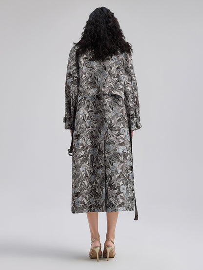 Versatile Printed Long Coat