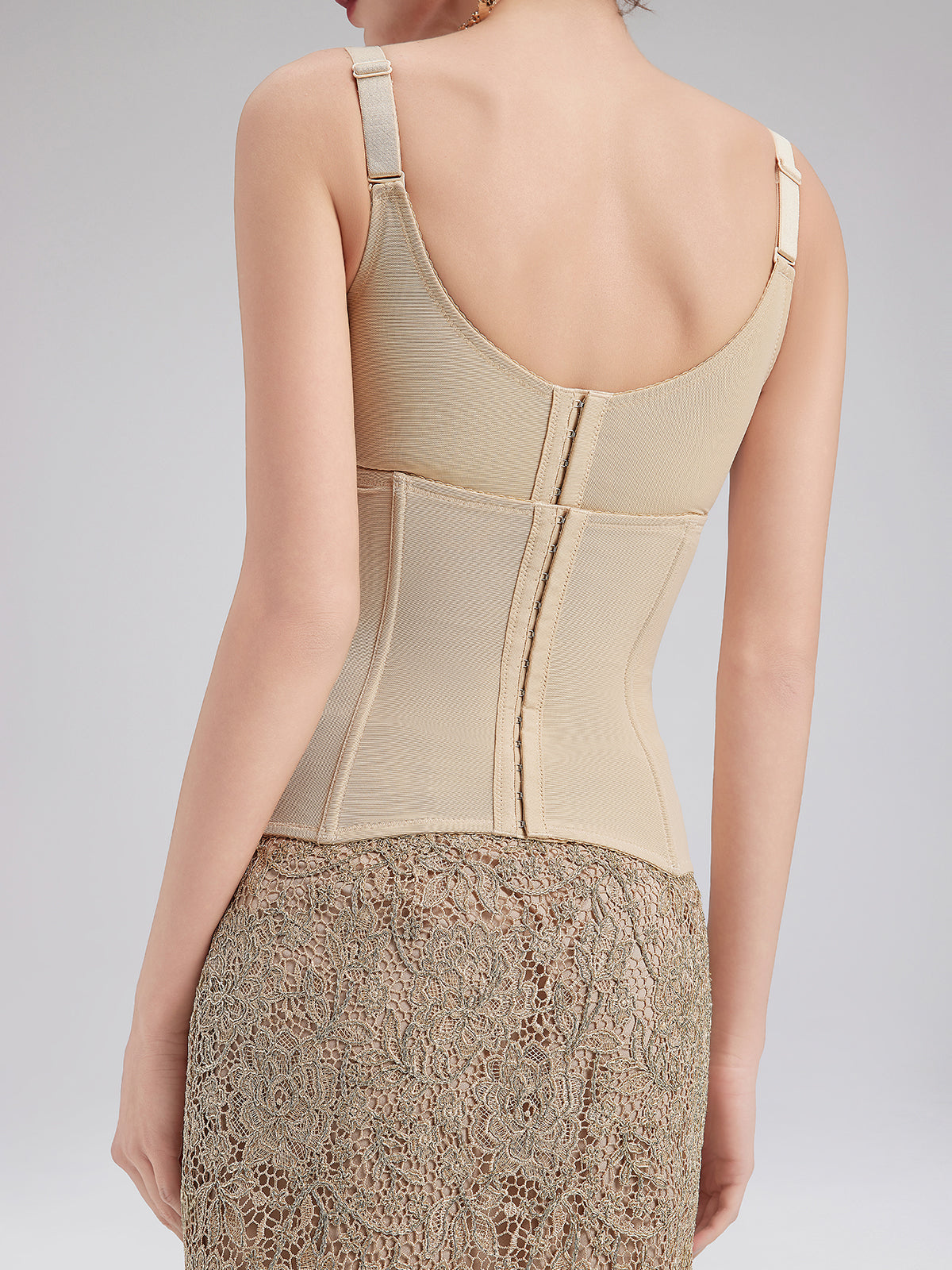 Reversible Embroidered Waist Cincher