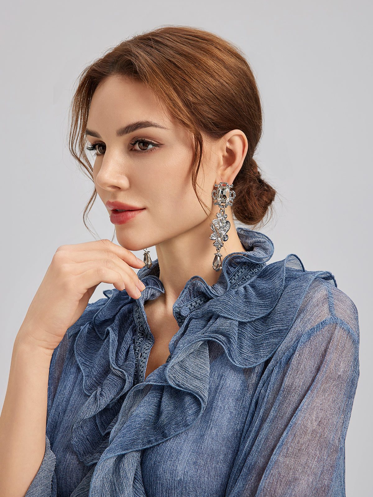 Vintage Crystal Drop Earrings
