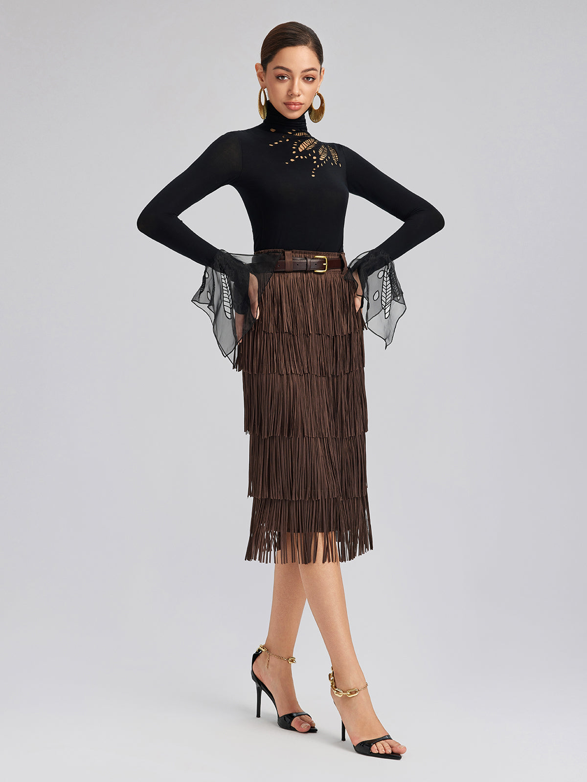 Minimal garment with soft fabric and simple silhouette