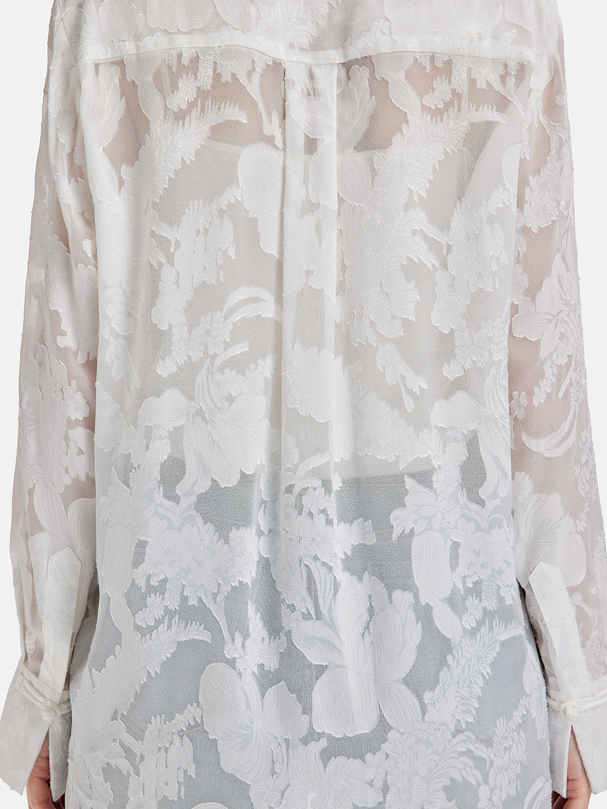 Mulberry Silk Jacquard Shirt