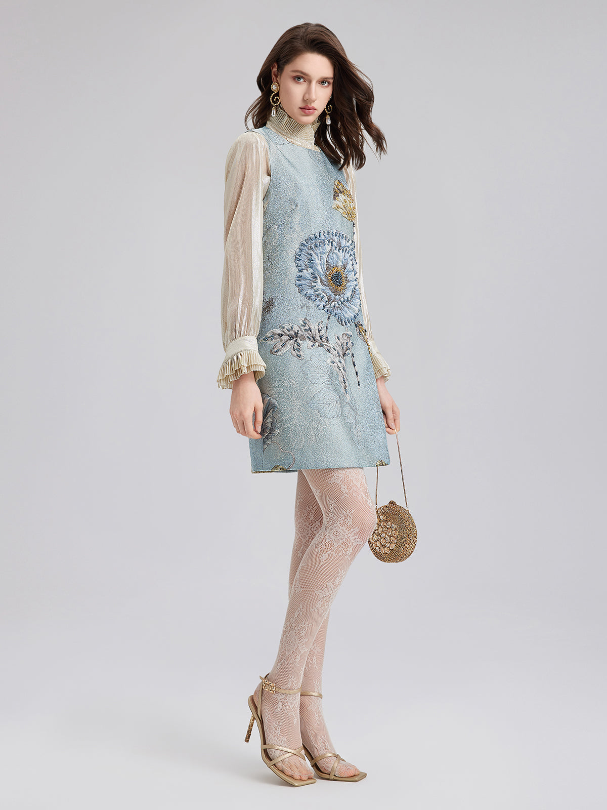 Lace Floral Sheer Leggings