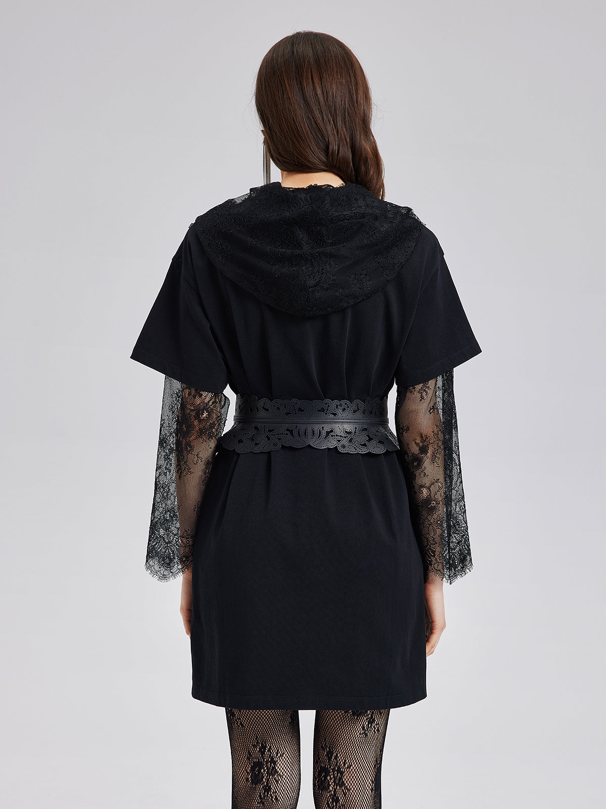 Hand-Beaded Washed Knit Dress (Excludes Lace Lining)