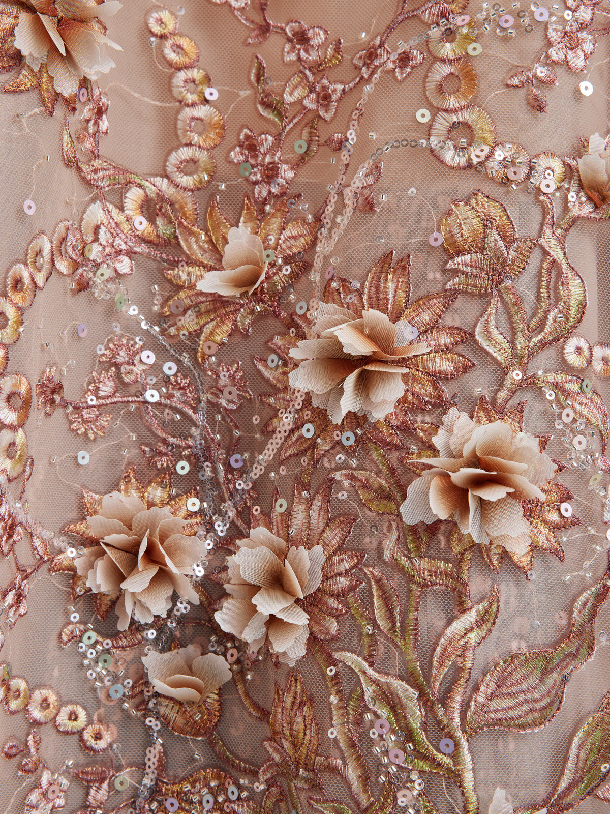 Luxury Embroidered Floral Organza Jacket