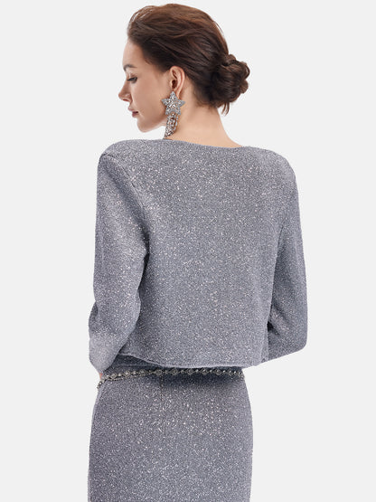 Galaxy Sparkle Knit Jacket