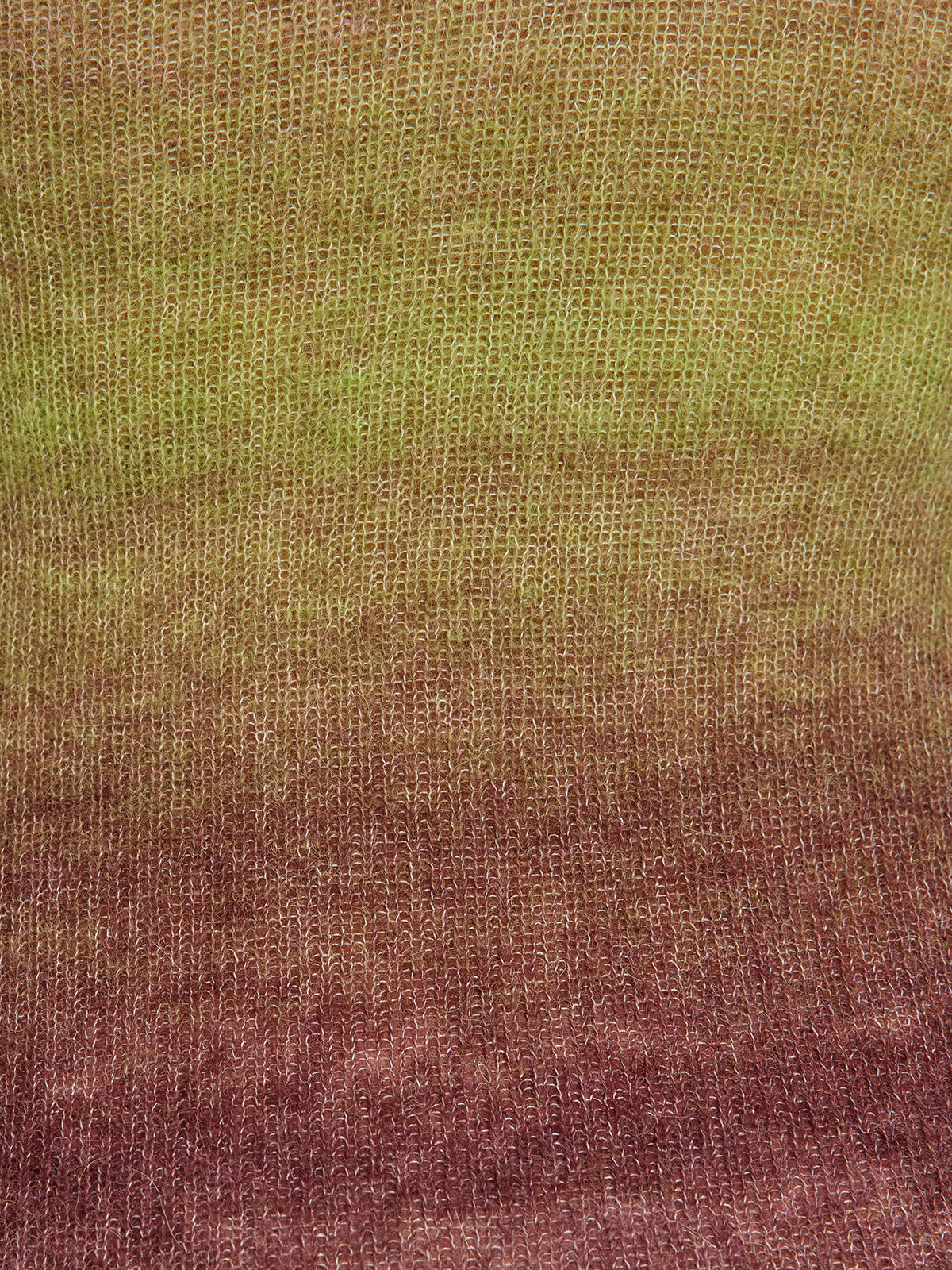 Multicolor Gradient Wool Knit Slip Dress