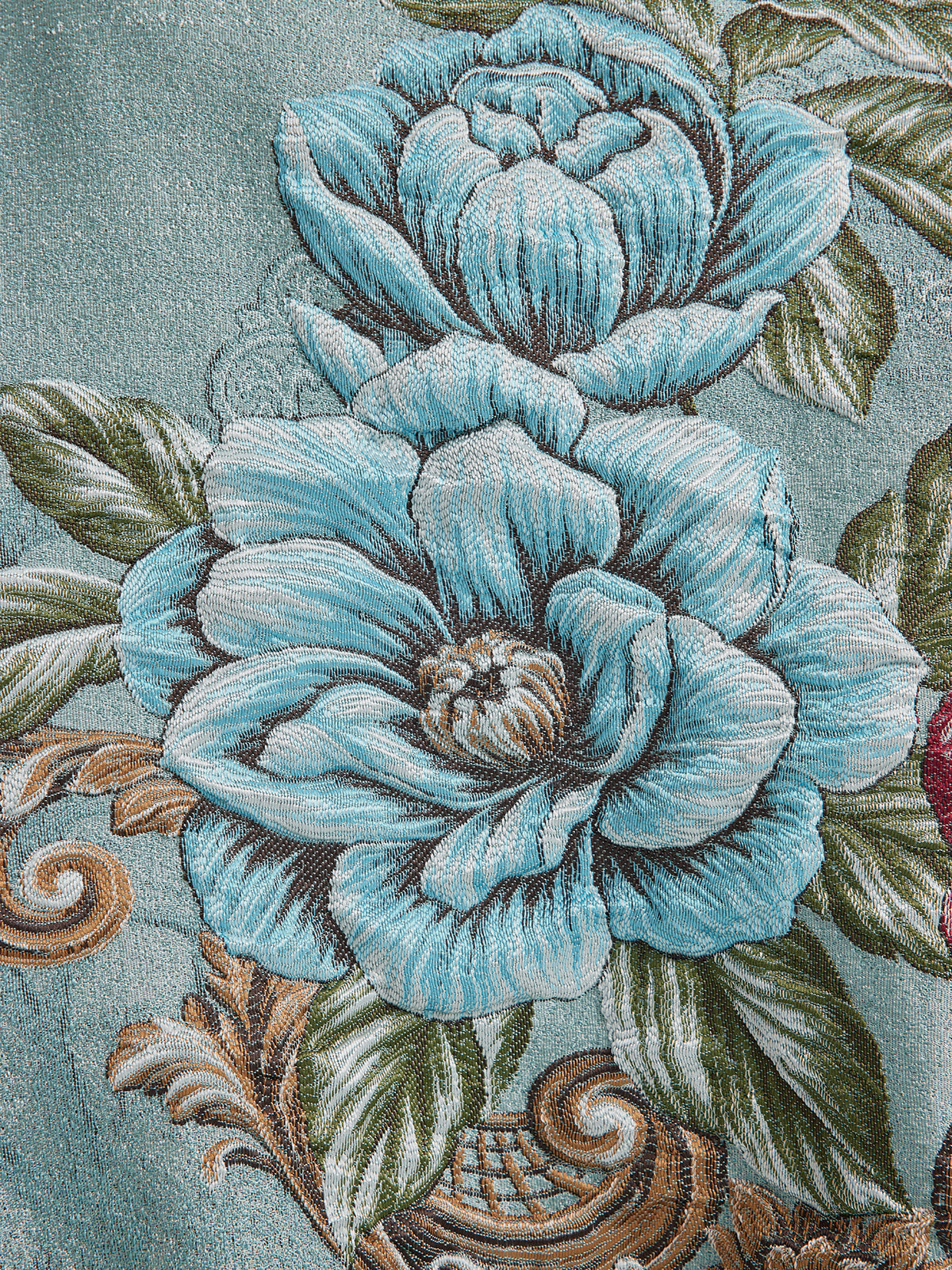 Hand-Beaded 3D Floral Bomber Jacket