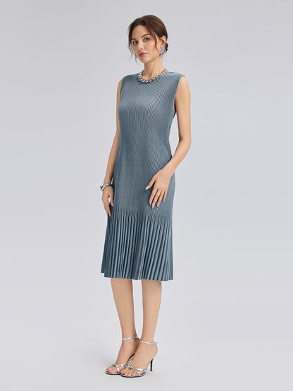 Pleated Knit Beaded Suit Set