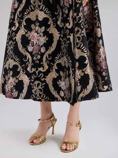 Chenille Jacquard Palace Skirt