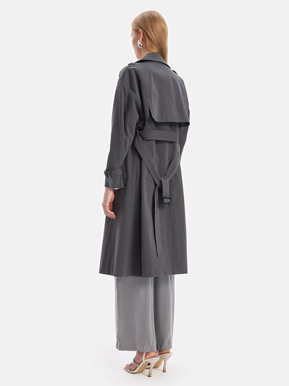 Classic Grey Trench Coat