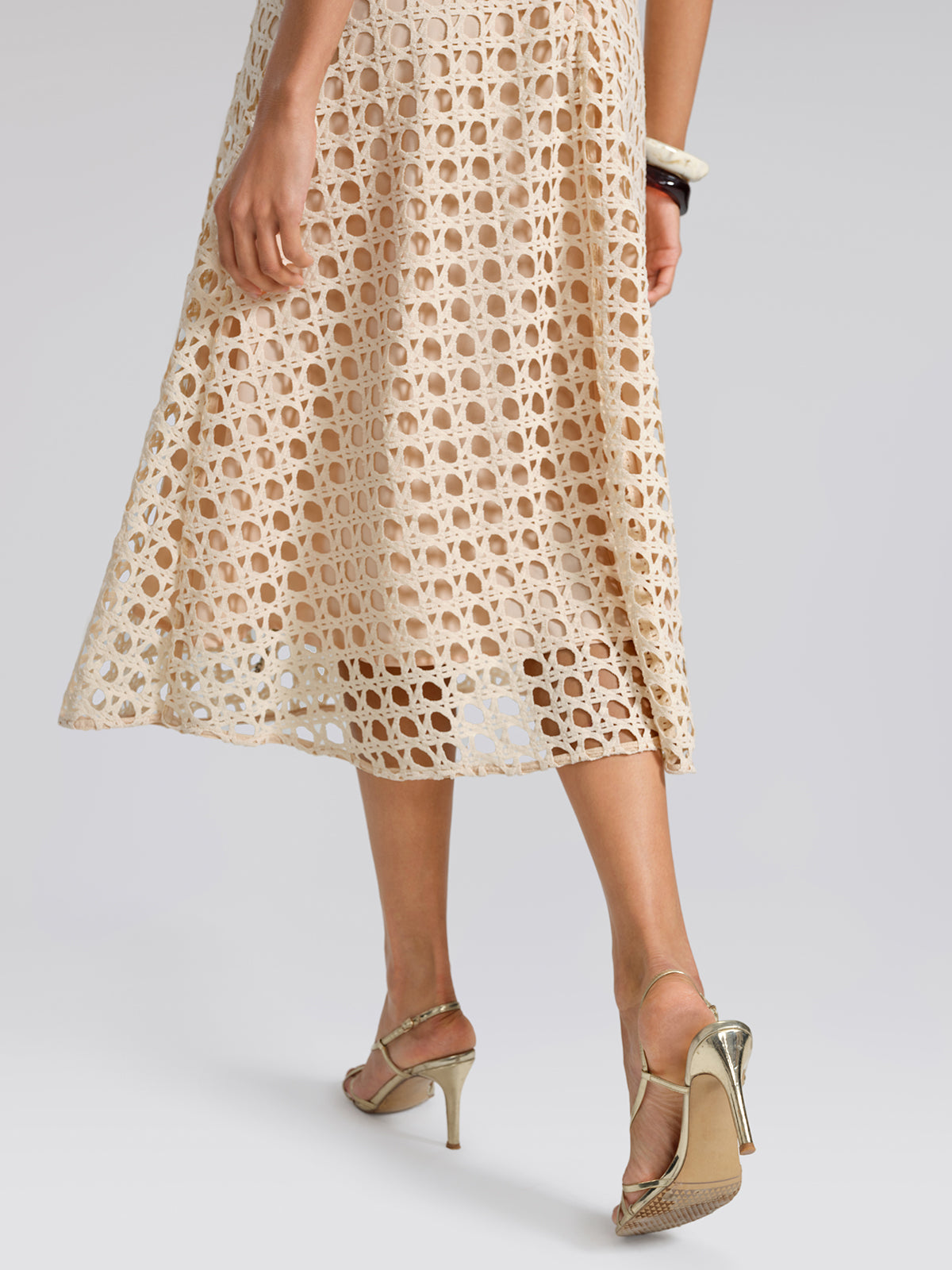 Embroidered Cutout A Line Dress – RICHRADIQS