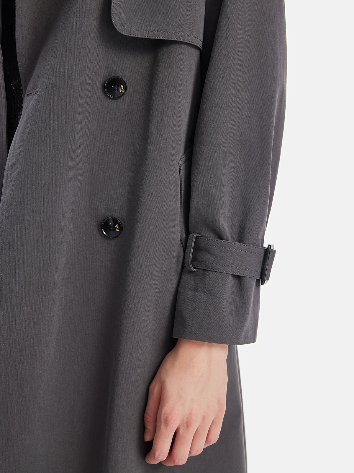 Classic Grey Trench Coat