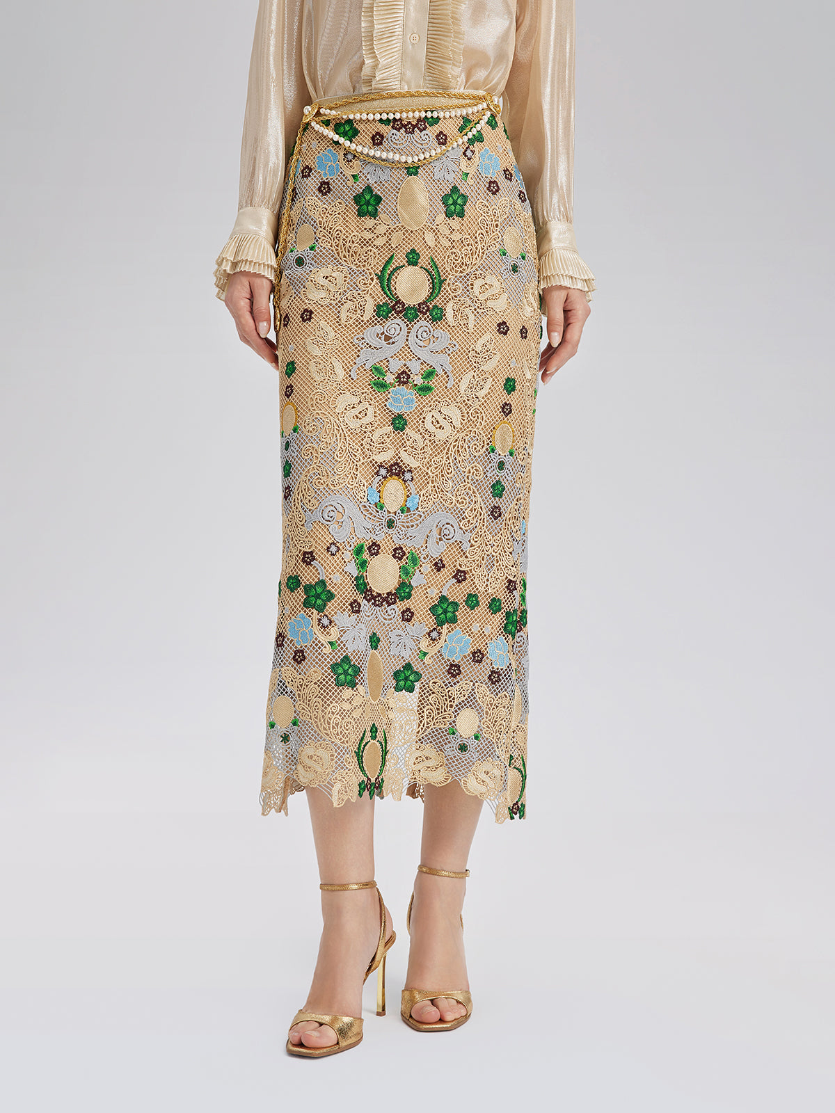 Baroque Pearl Waist Chain