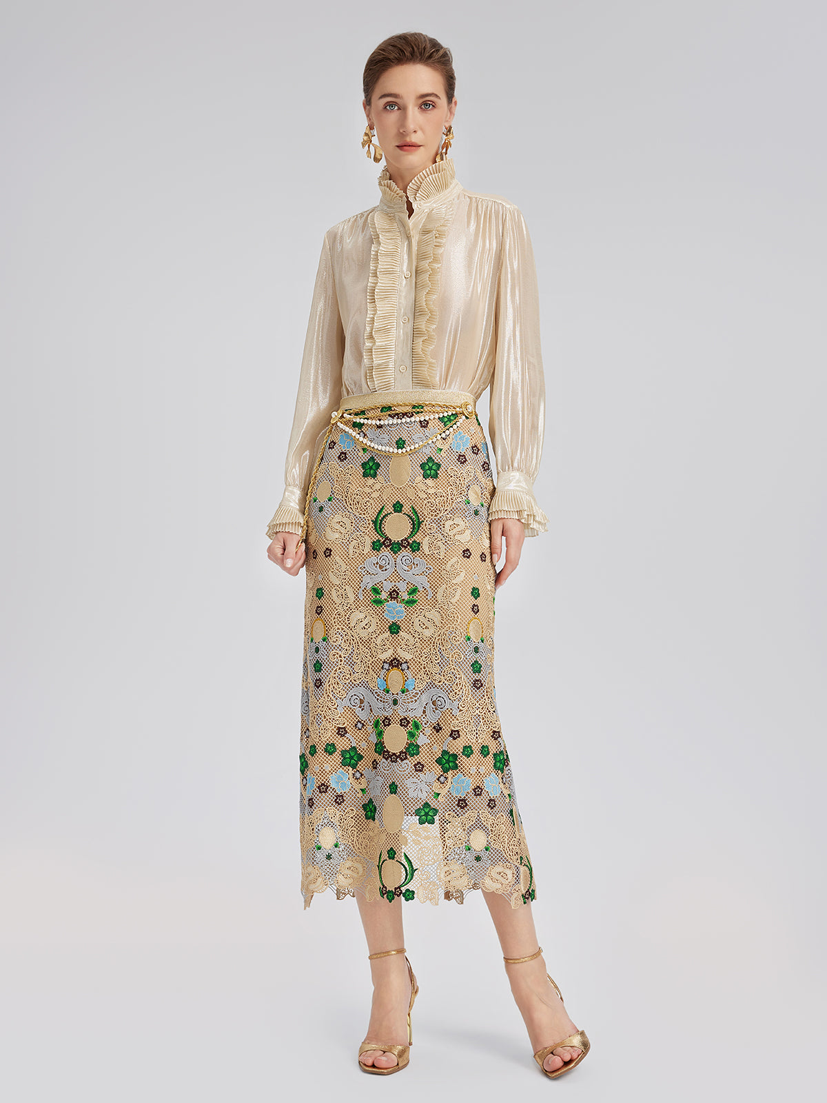 Baroque Pearl Waist Chain