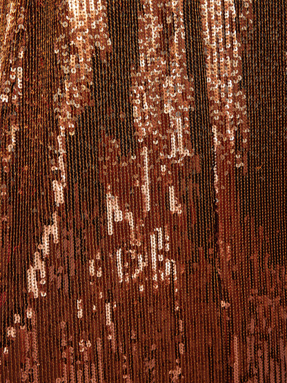 Gradient Sequin Fringe Trench Coat (Matching Belt Included)