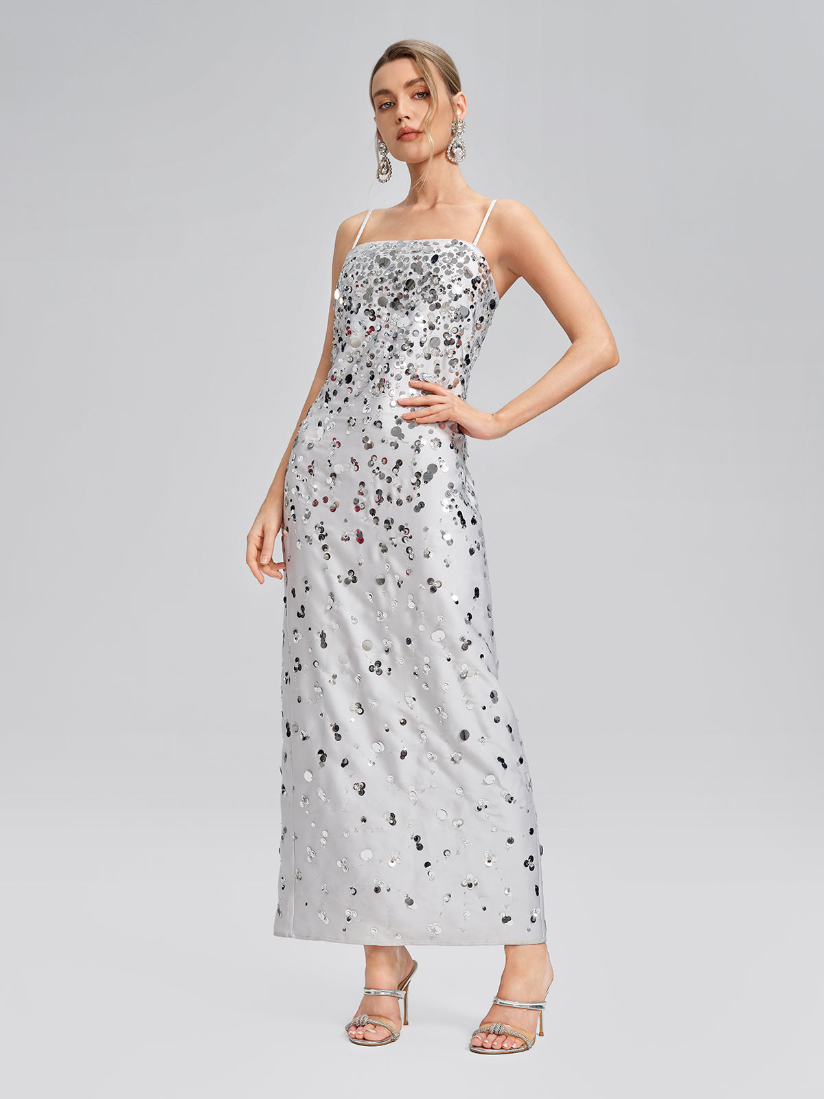 gradient sequin dress MAXI BACKLESS SEQUIN DRESS IN SUMMER GRADIENT | CULT MIA