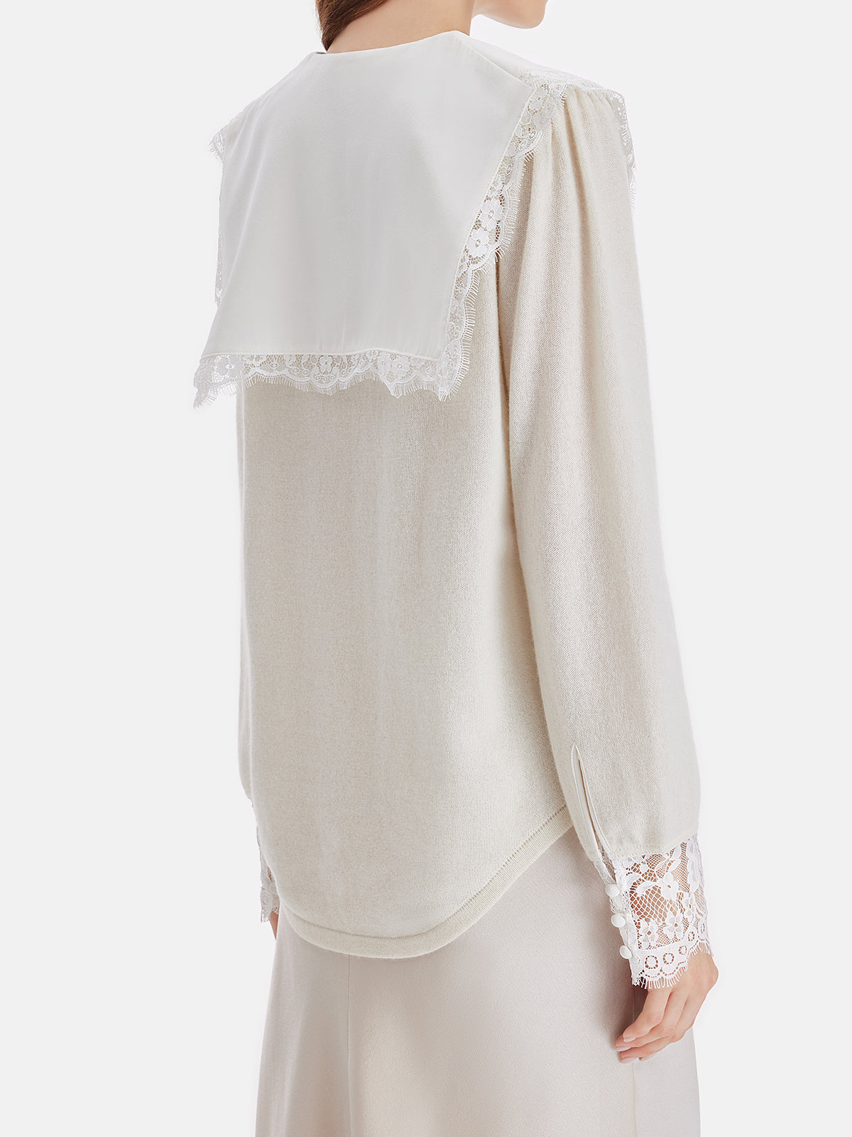 Australian Cashmere Lace Cardigan