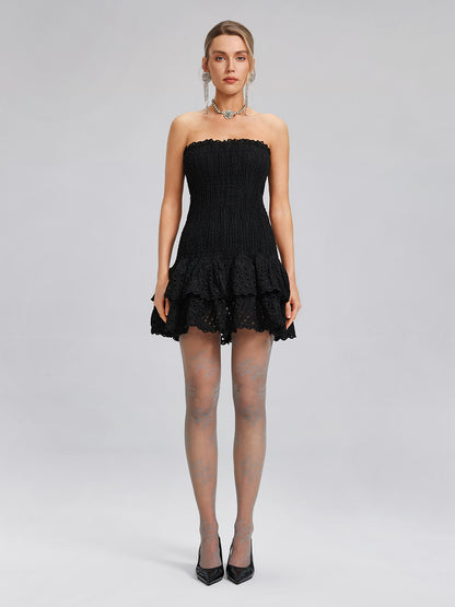 Floral Jacquard Stretch Tights