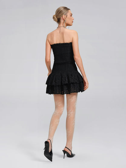 Floral Jacquard Stretch Tights