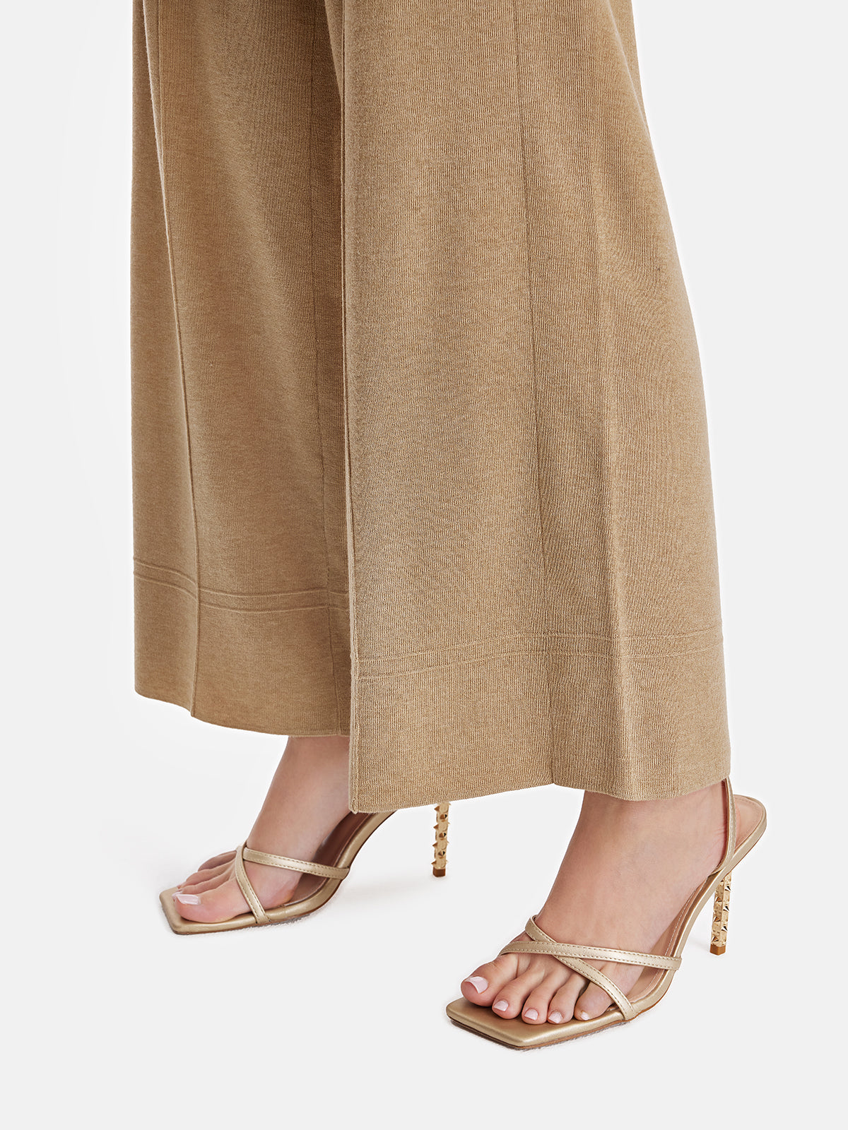 Premium Cashmere Wide-Leg Trousers