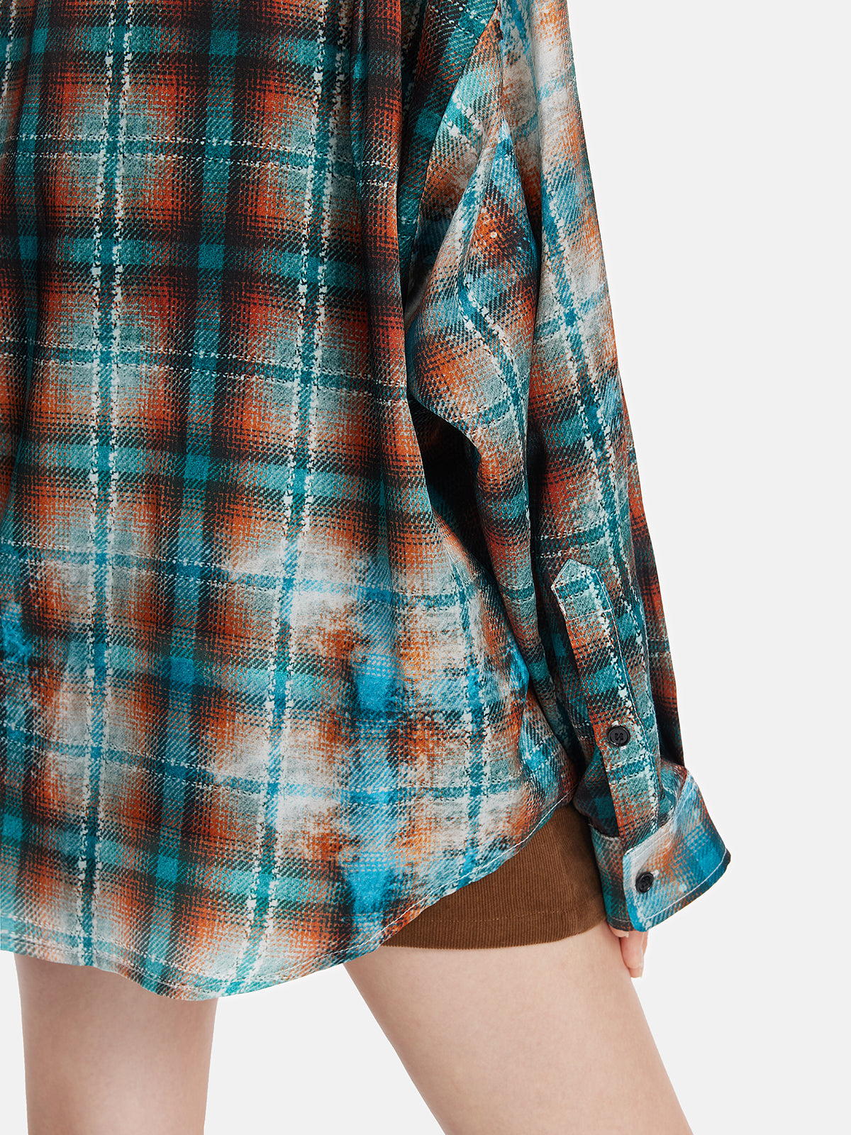 Silk Vintage Check Casual Shirt