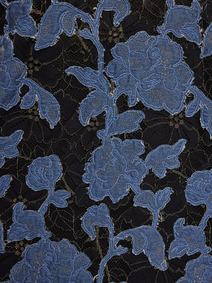 Hand-Sewn Ribbon Jacquard Lace Jacket