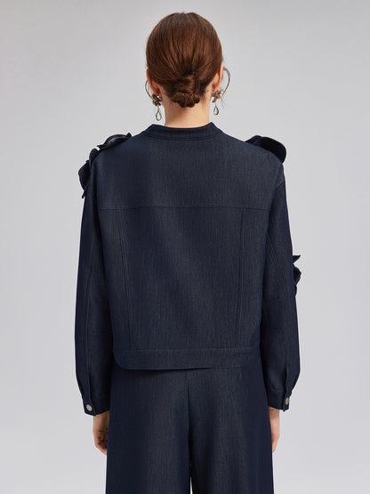 Handcrafted 3D Floral Jacket