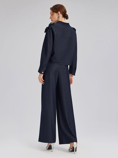 Handcrafted 3D Floral Jacket