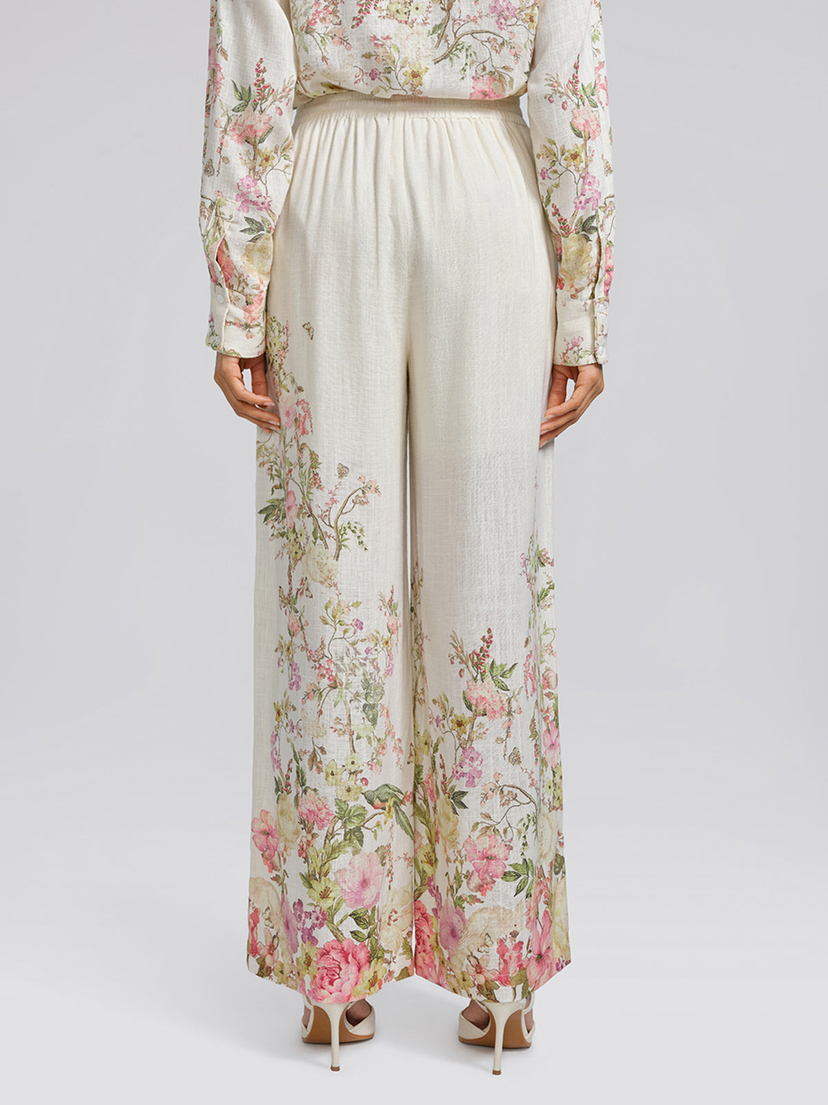 Cotton-Linen Printed Breathable Pants